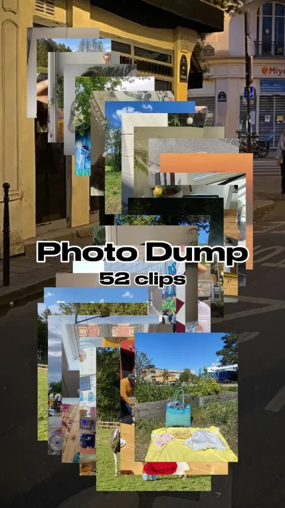 Photo Dump CapCut Template